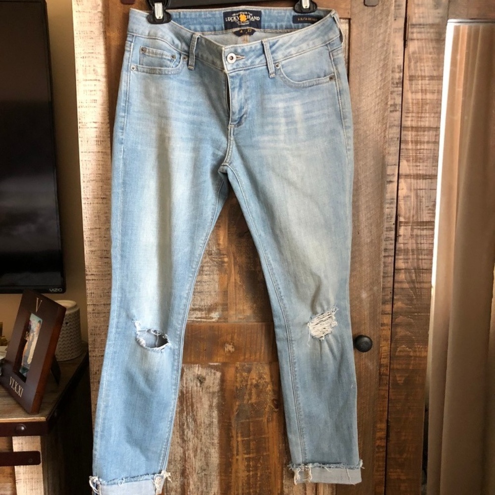 Lucky Brand Mid Rise Lolita Skinny Jean, Size 4/27